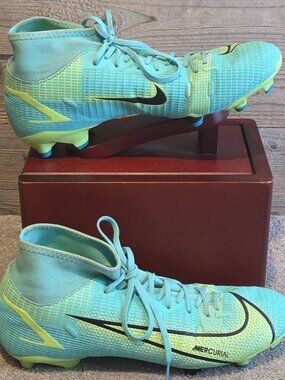 Nike Mercurial Superfly 8 Academy Size 8.5 MG Dynamic Teal Turquoise CV0843-403